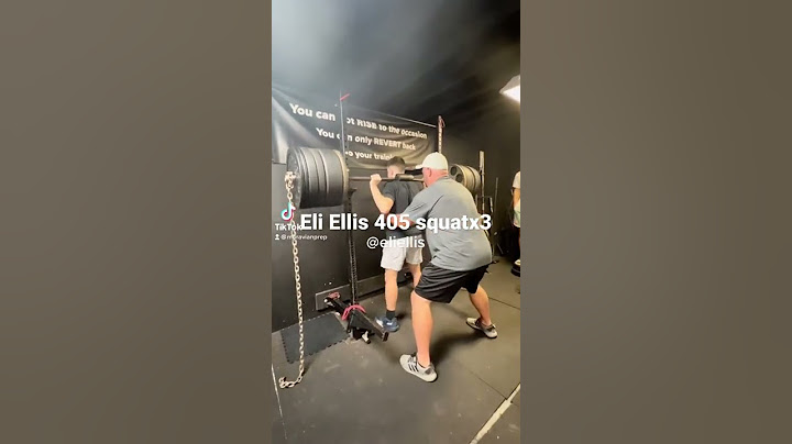 Eli Ellis 405 squat for 3