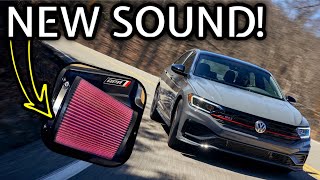 2021 Jetta GLI (MK7)  APR Open Intake Installation and Sound Comparison  Before and After