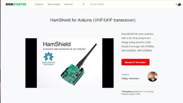 HamShield:Kickstarting an Amateur Radio Project