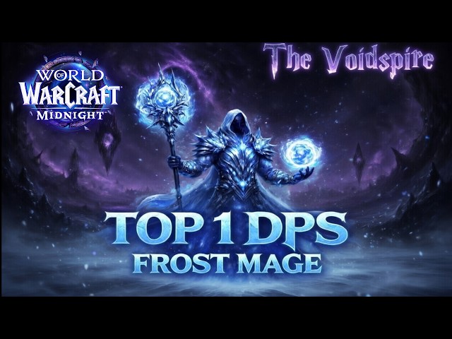 Frost Mage TOP 1 DPS POV Crown of the Cosmos. World of Warcraft: Midnight The Voidspire (normal)
