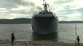 Учения подразделений морской пехоты Северного флота в ходе внезапной проверки боевой готовности