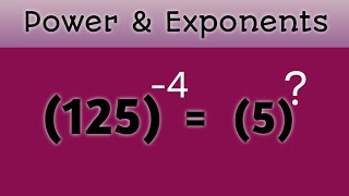 Power And Exponent Easy Solution #sscmathsolution