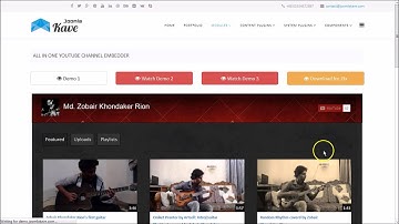All in One Youtube Channel Embedder for Joomla