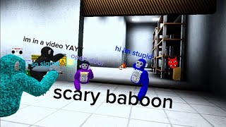 I almost had a heart attack playing this game | scary Baboon (ft. Not Cross Arms,TMNT,Shrek