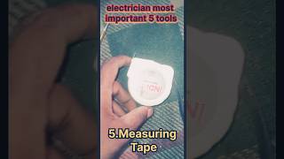 most important 5 tools name #electrical #electricalindia #electricalengineering #viral
