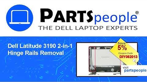 Dell Latitude 3190 2-in-1 (P26T003) Hinge Rails Replacement Video Tutorial