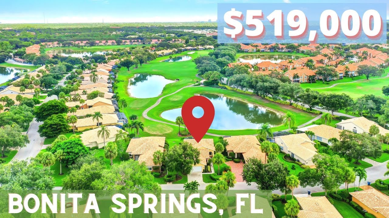 Detached Villa with the Best Views in Worthington Country Club Bonita Springs Home For Sale