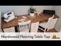 How to Make a Desk Table Top from Hardwood Flooring
