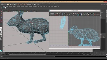 Rabbit Mapping Part 1 - UV Projection and Layout (MAYA) - Audio Update*