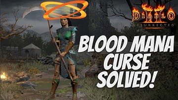 Level 99 ES Nova Sorceress META BUILD - BLOOD MANA CURSE SOLVED - Diablo 2 Resurrected