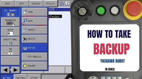 How to take Backup Of Yaskawa Robot|| Yaskawa Robot Programing|| Panasonic ABB Kuka Fanuc Robot