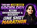 UGC NET Sociology Mararthon | Unit 7 Environment & Society | Sociology One Shot Marathon | by Asmita
