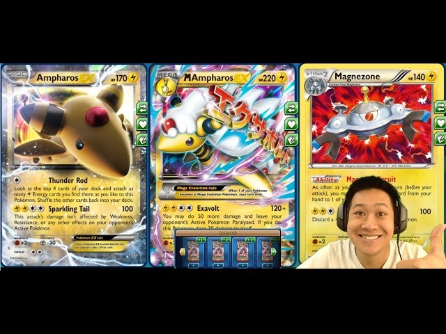 ampharos pokemon card ex Pokemon Ampharos ex / Lucario Ex Battle Decks – Toy Mandala main image 1