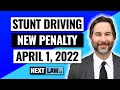 New Stunt Driving Penalty as of April 1, 2023 in Ontario