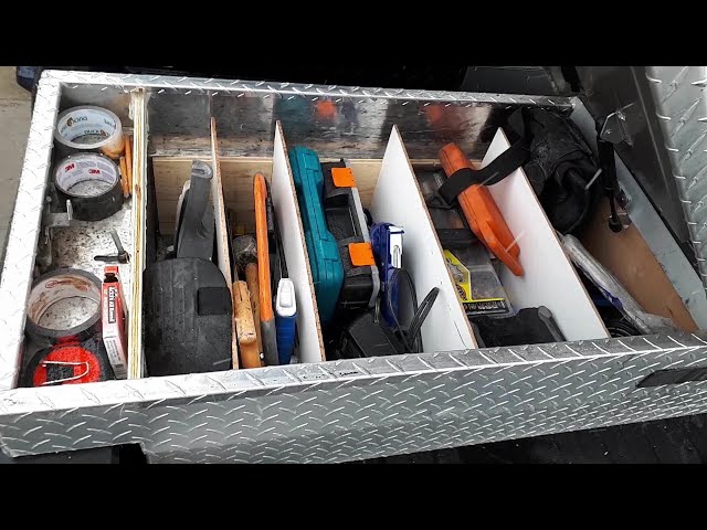 How to organize your truck tool box 