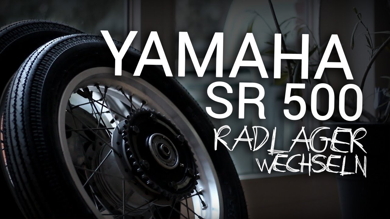 YAMAHA SR500 Radlager wechseln