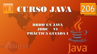 Java Database Access Course. JDBC VI. Guided Practice. Video 206