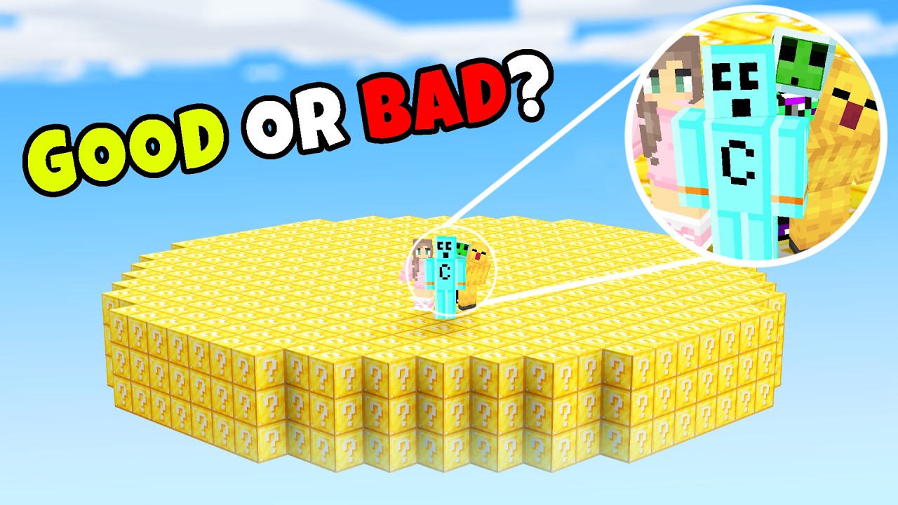 Last To Leave the LUCKY BLOCK Circle WINS