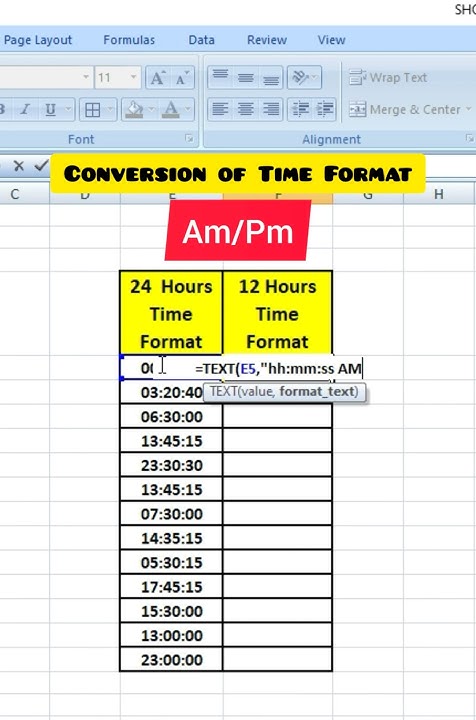 time-conversion-in-excel-excel-exceltips-shorts-youtube
