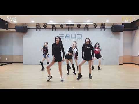 [mirrored & 70% slowed] (G)I-DLE - LATATA Choreography Practice Video