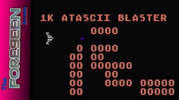 1K ATASCII Blaster - Atari 8-bit Homebrew Gameplay