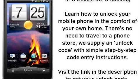 Unlock HTC Amaze 4G - SIM Network Unlock PIN