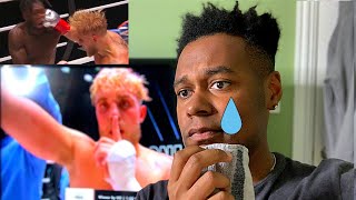 EX-JAKE PAULER REACTS TO JAKE PAUL VS NATE ROBINSON! (i cried again)