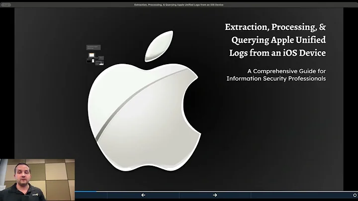 Apple Unified Logs in iOS