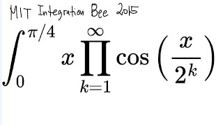 VERY HARD INTEGRAL FROM MIT INTEGRATION BEE