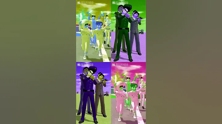 Which one do you like ? Sakura School Simulator Part 935 #shorts - Coffin Dance Song Cover