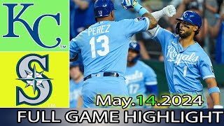 Mariners vs. Kansas City Royals (05\/14\/24) GAME HIGHLIGHTS | MLB Season 2024