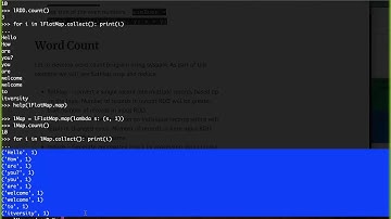 Basic Transformations and Actions - Develop Word Count Program