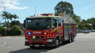 QFRS 114A Responding to a 2 Vehicle RTC in Townsville