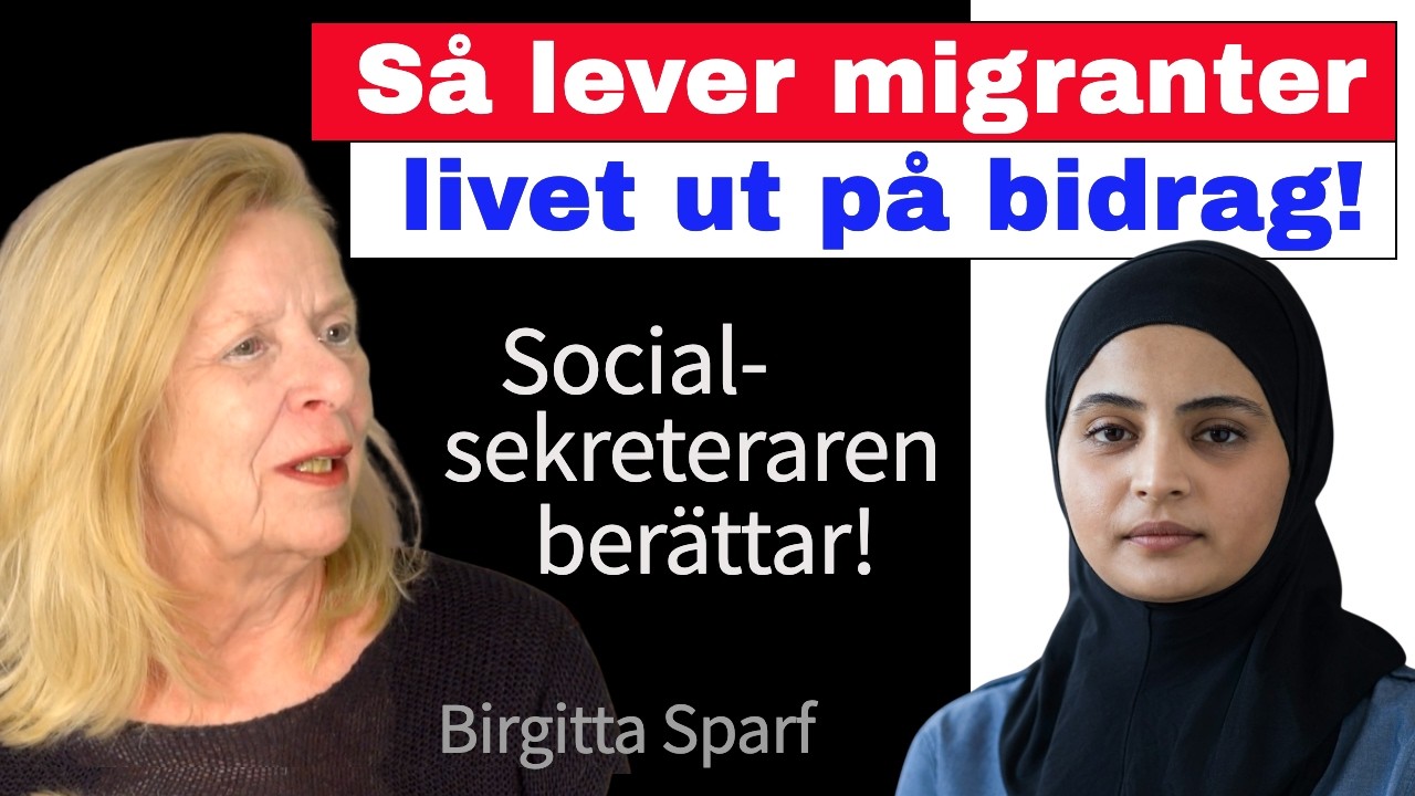 Så lever migranter livet ut på bidrag – socialsekreteraren berättar!