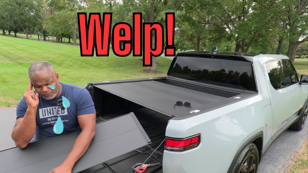 NEW Rivian R1T Manual Tonneau/Truck Bed Cover Review! - YouTube