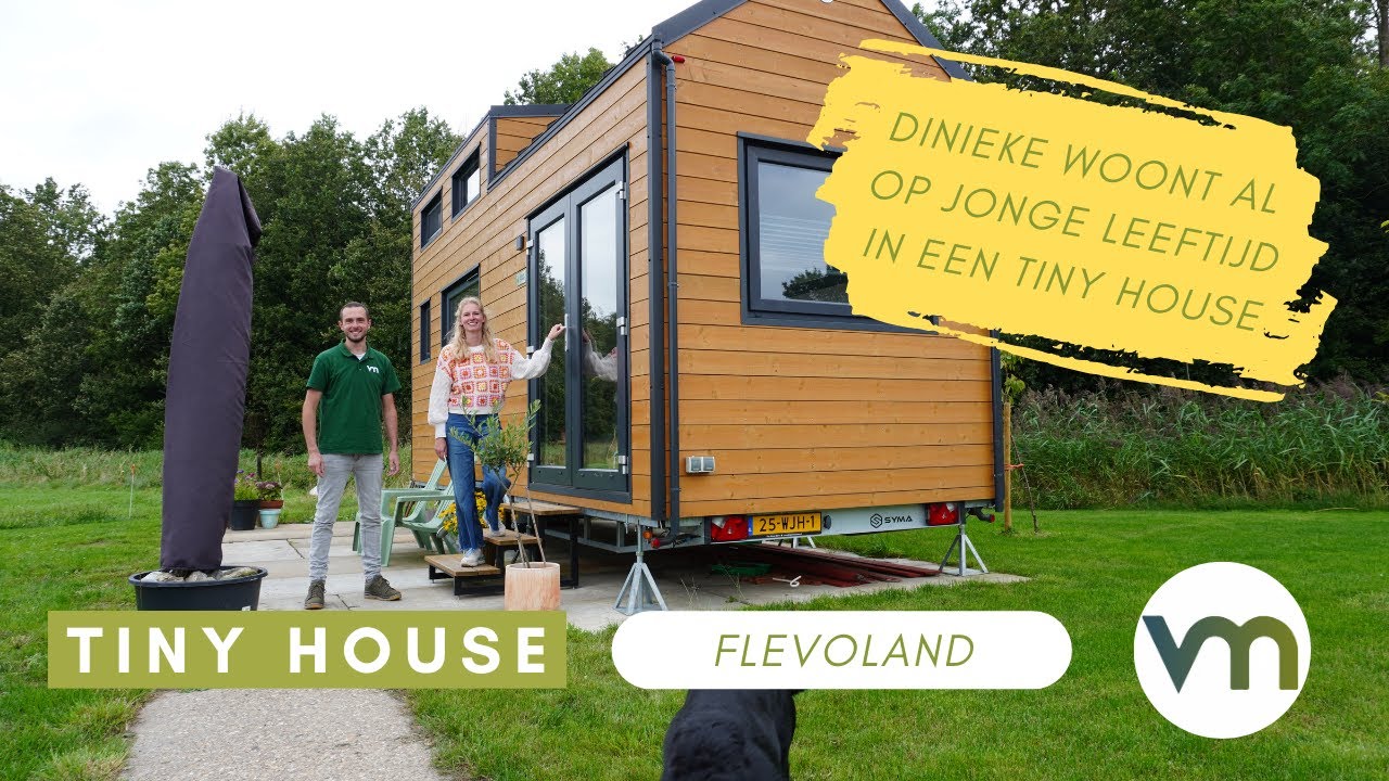 Dinieke is 24 jaar en woont in een Tiny house