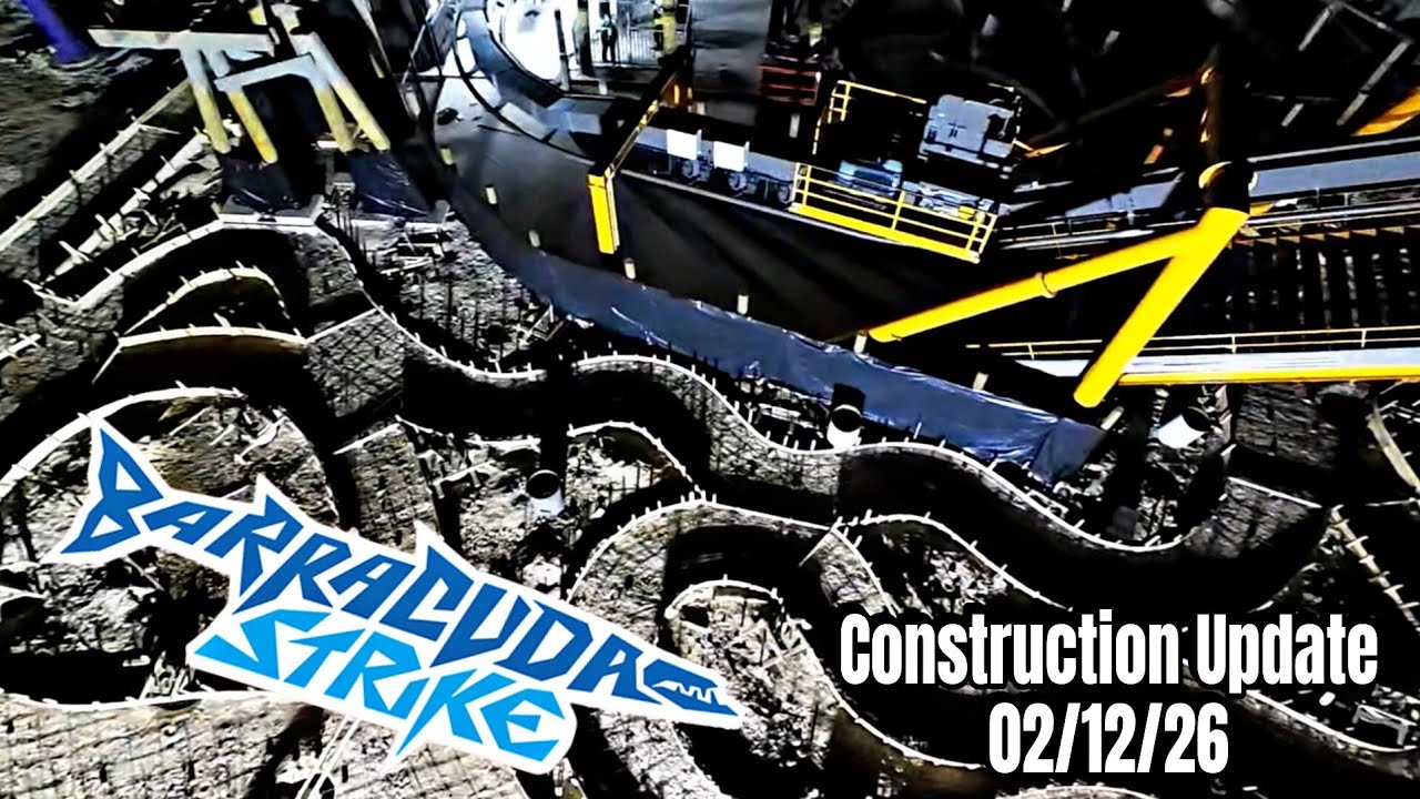 Barracuda Strike construction update 02/12/2026 Seaworld San Antonio