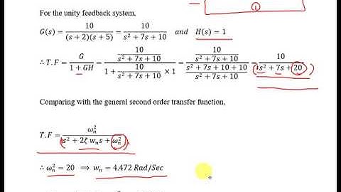 Control system \ Lecture 6 \Time Response Analysis \ Seconed order system\ Part  2
