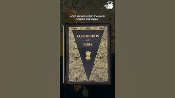 Why Secular and Socialist removed from preamble? #UPSC #IAS #CSE #IPS