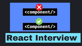 React Interview Question answers in Hindi  #1 why react component start with an uppercase letter Profile