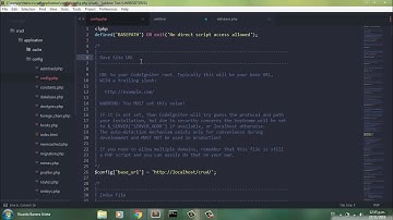 configurar codeigniter