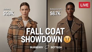 Luxury Coats: Burberry vs Bottega Veneta