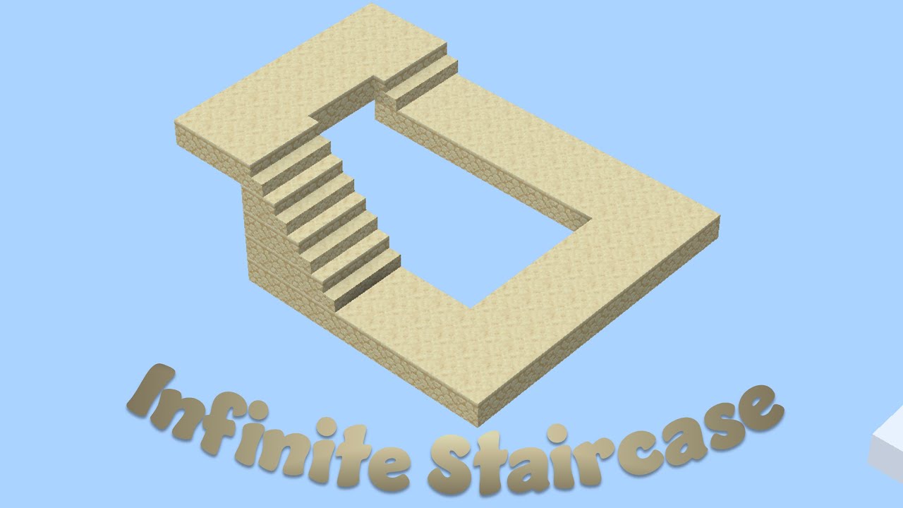 Infinite Staircase in Minecraft, No Mods - YouTube