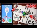 DO NOT PLAY CHARLIE CHARLIE FIDGET SPINNER WHEN CALLING FORKY (FROM TOY STORY 4) AT 3AM!