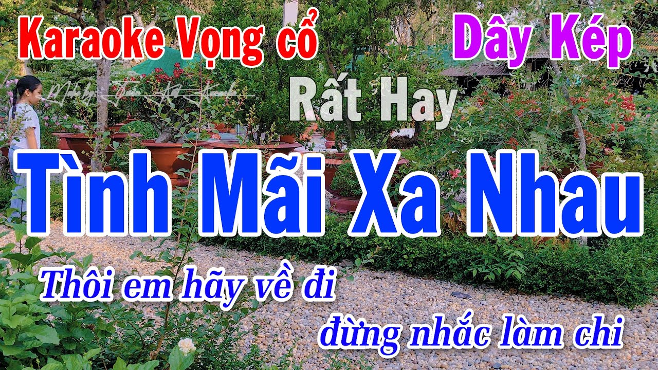 Karaoke Tình Mãi Xa Nhau Dây Kép | Beat Mới, Chuẩn, Hay và Rất Dễ Hát – Tuấn Kiệt Karaoke