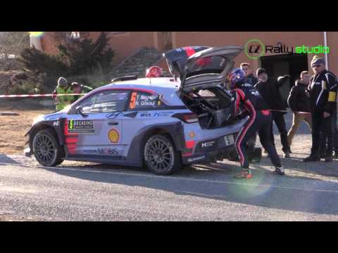 Rally Monte Carlo 2017-Thierry Neuville puncture