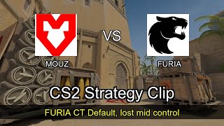FURIA CT Default, lost mid control - Mirage Round 12 | FURIA | BLAST Open London 2025 #cs2 #count...