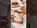 キティちゃんトースト🍞🎀夏休みの朝ごぱんにぜひ作ってみてね🥰#キティ #キティちゃん #パン #hellokitty #sanrio #トースト #パンアレンジ