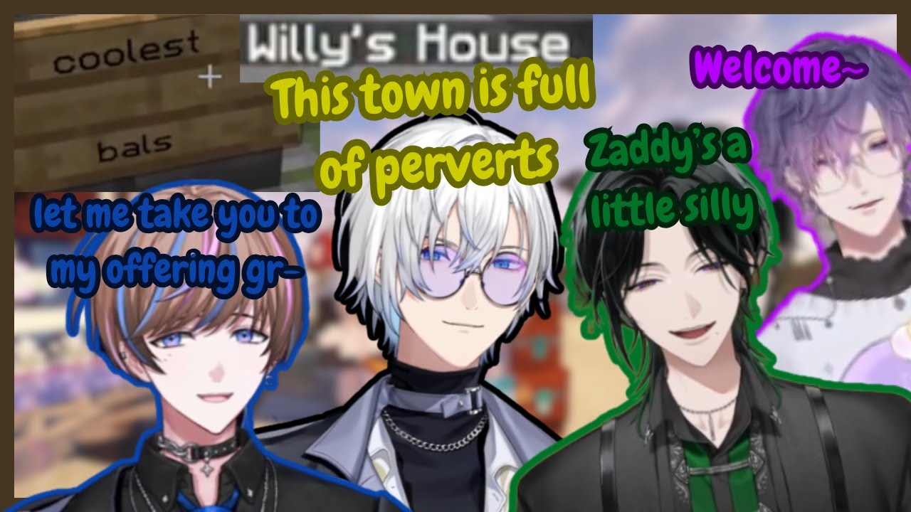 Первый день Kaelix при участии Zeal, Seible и Uki 【MINECRAFT RP #NIJIENchanted】