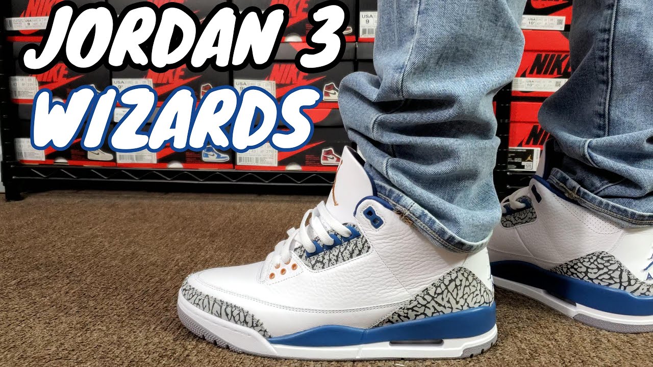 Official Photos of the Air Jordan 3 'Wizards